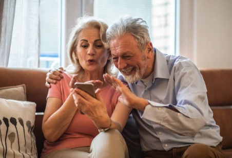 Seniors using Social Media